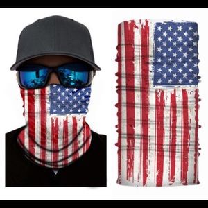 American Seamless Tube Bandanas Face Covering New